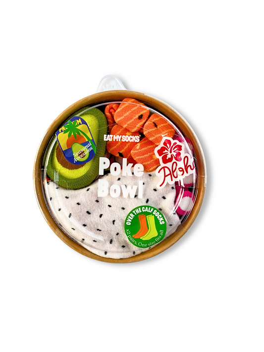 EAT MY SOCKS Geschenksocken „Poke Bowl“