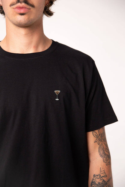 Espresso Martini| Besticktes Männer Bio Baumwoll T-Shirt