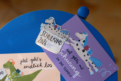 LieselsWicht Glitzersticker - Schulkind - Pferd