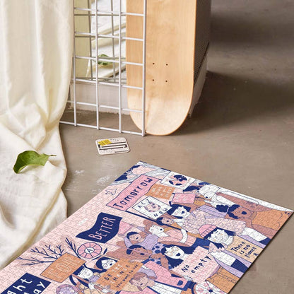 »Fight Today for a Better Tomorrow« Puzzle |   Notietzblock