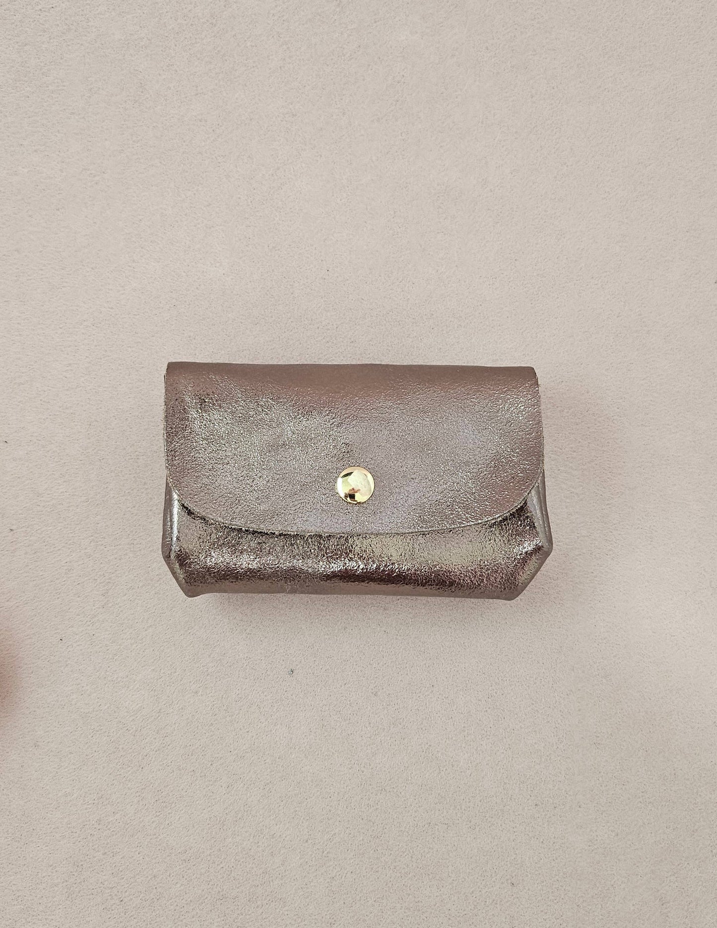 Leder-Geldbörse mit drei Fächern und Sortierer