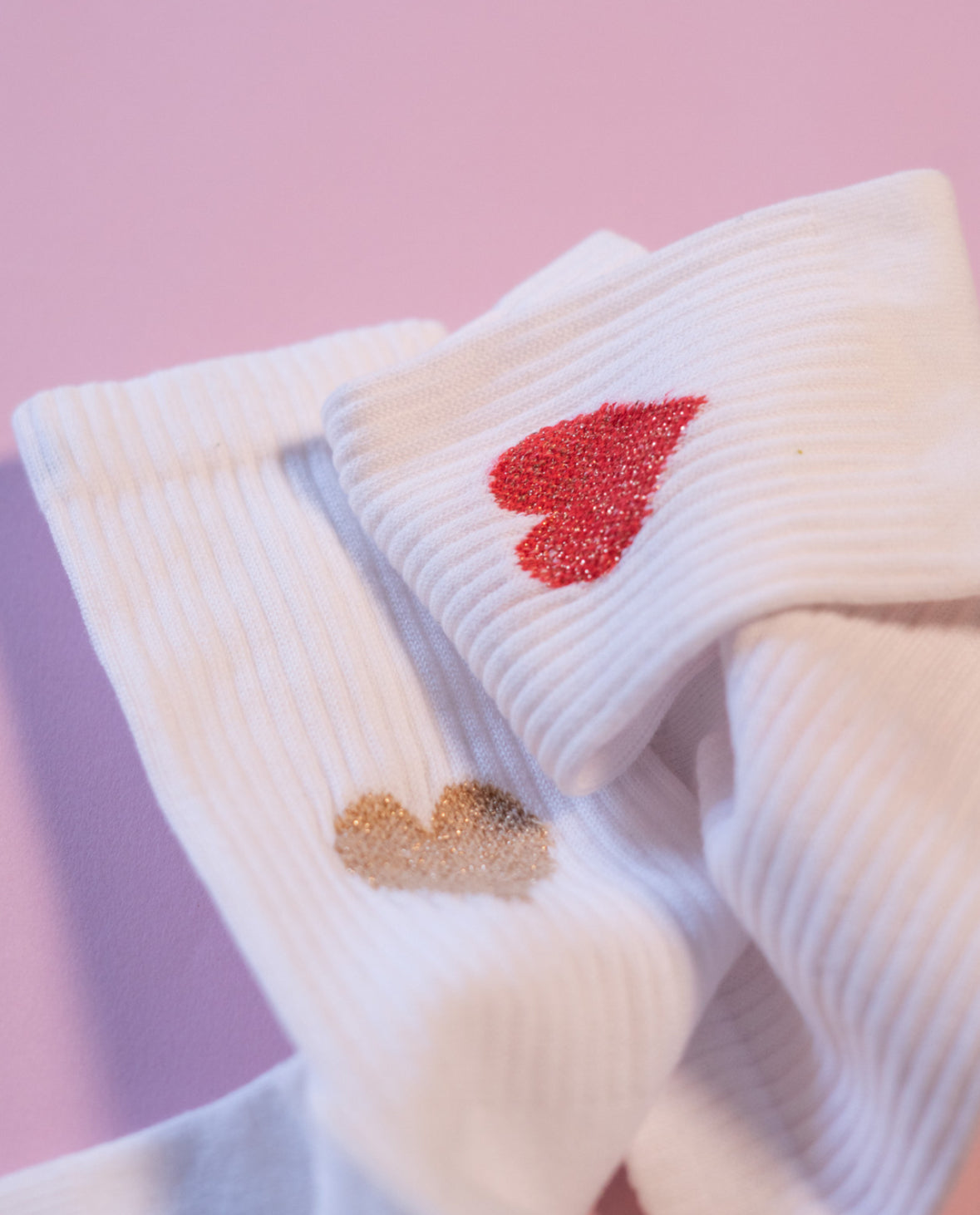 Ooley Tennissocken „Icon Glitter Love“