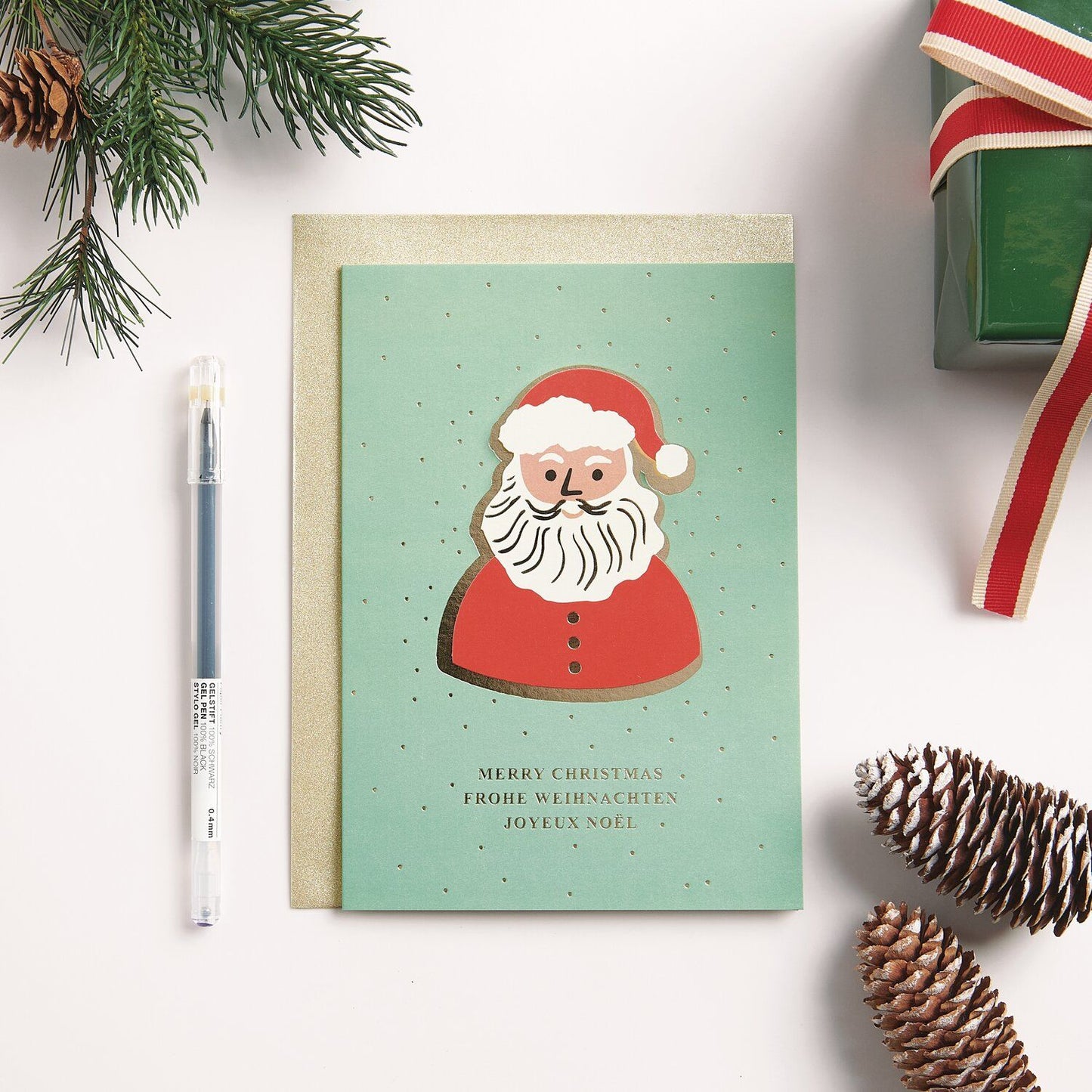 Rico Design 3D-Karten Weihnachtsmann B6