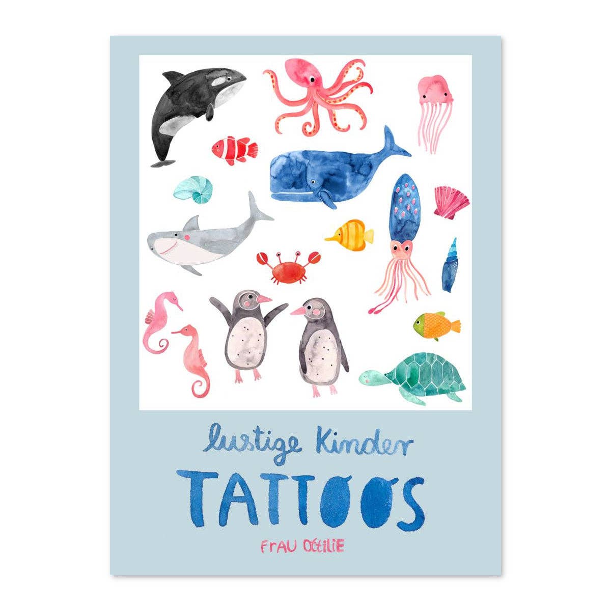 Frau Ottilie Kindertattoos *Wildes Meer*