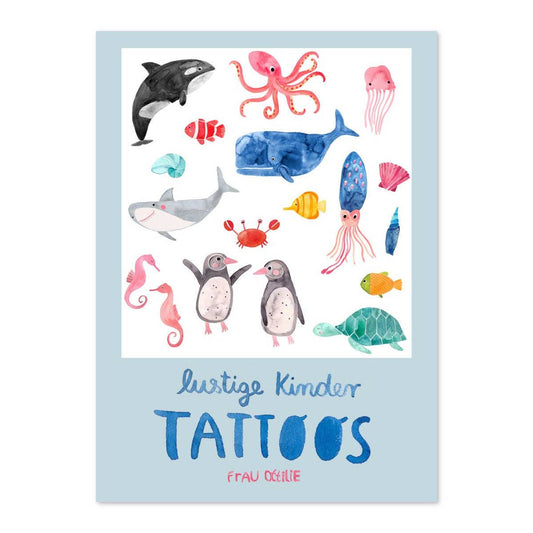 Frau Ottilie Kindertattoos *Wildes Meer*