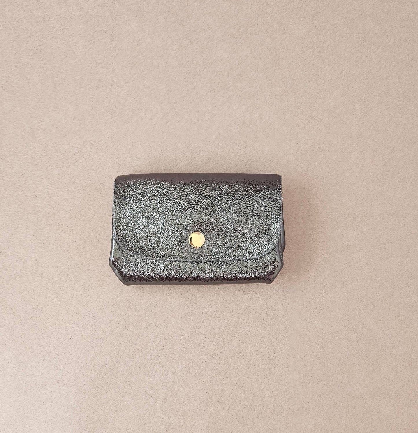 Leder-Geldbörse mit drei Fächern und Sortierer