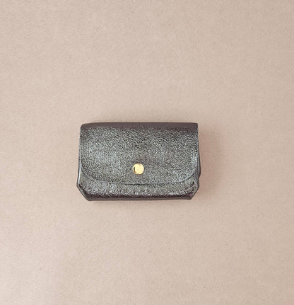 Leder-Geldbörse mit drei Fächern und Sortierer