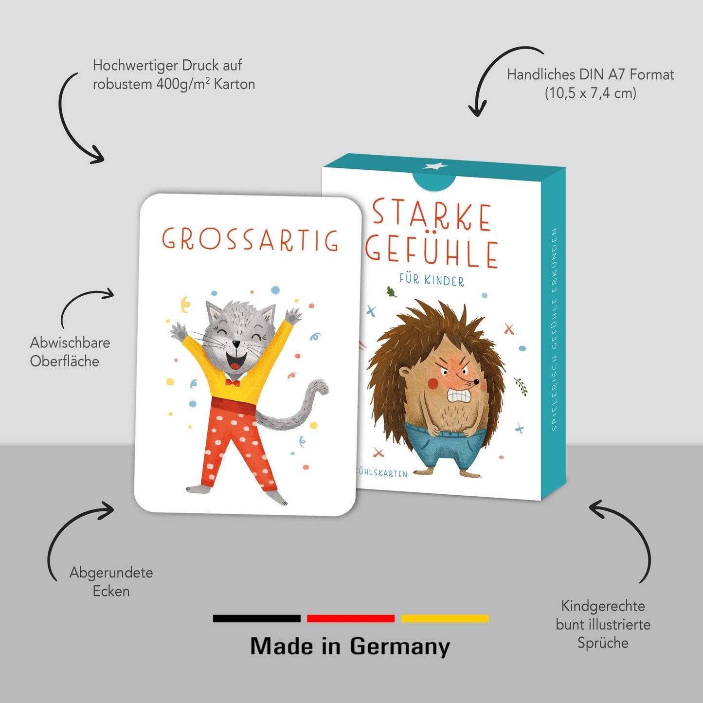 Rüsselfuchs - „Starke Gefühle“ Gefühlskarten für Kinder