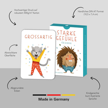 Rüsselfuchs - „Starke Gefühle“ Gefühlskarten für Kinder