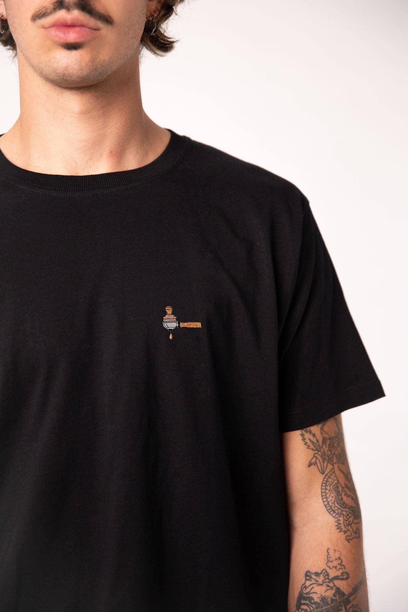 Fashion Drink Organic Bio Shirt „Siebträger & Tamper“