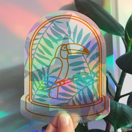 Happy Whatever - Rainbowmaker - Fenstersticker/Karte - Tukan