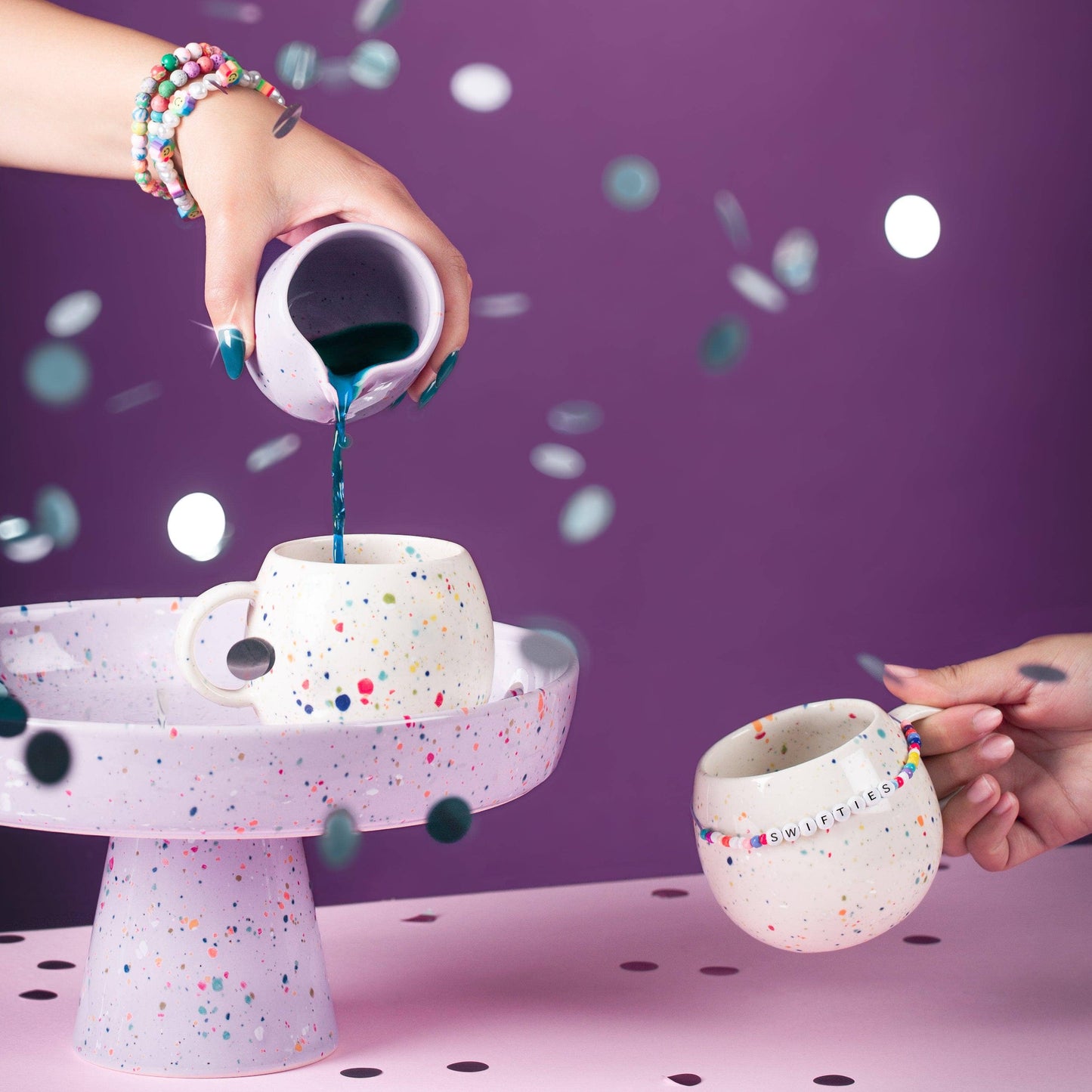 Egg Back Home „New Party“ Ball Tasse, 250 ml, Weiß