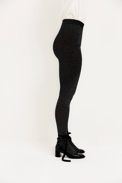 Ooley Electra Strumpfhosen Silver Glam