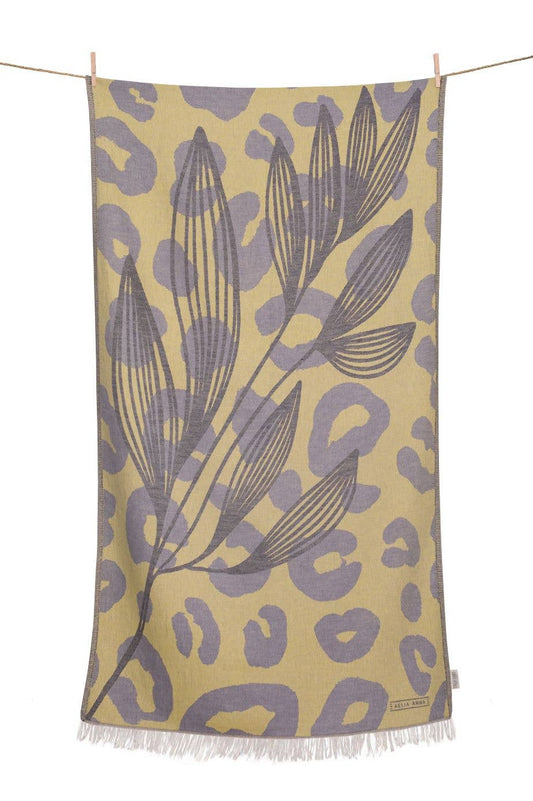 Aelia Anna STRANDTUCH PREVELI GELB & ANTHRAX & SCHWARZ