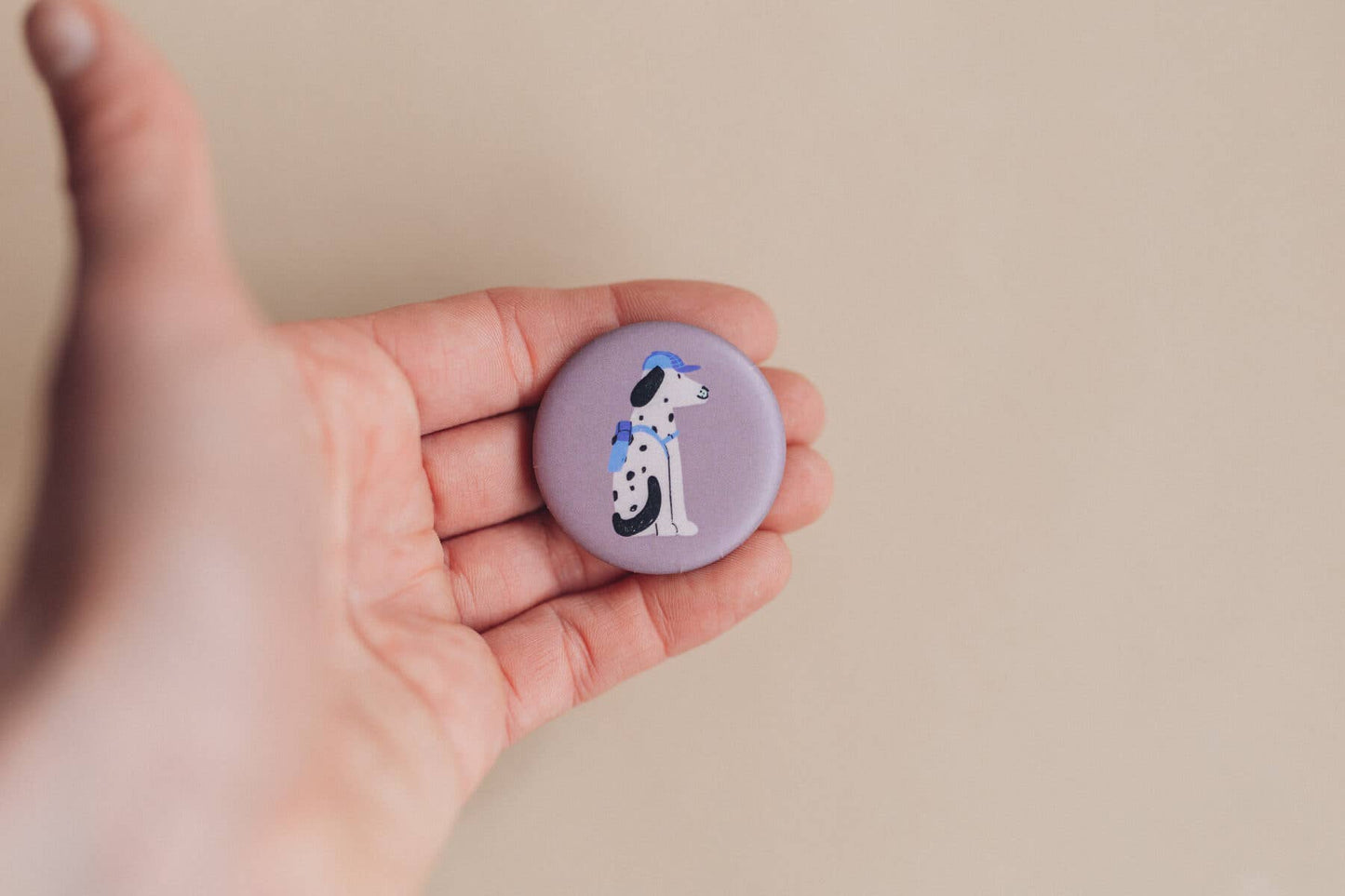 LieselsWicht Button Mit Affirmation - Hund - Ich Bin Ein Guter Freund