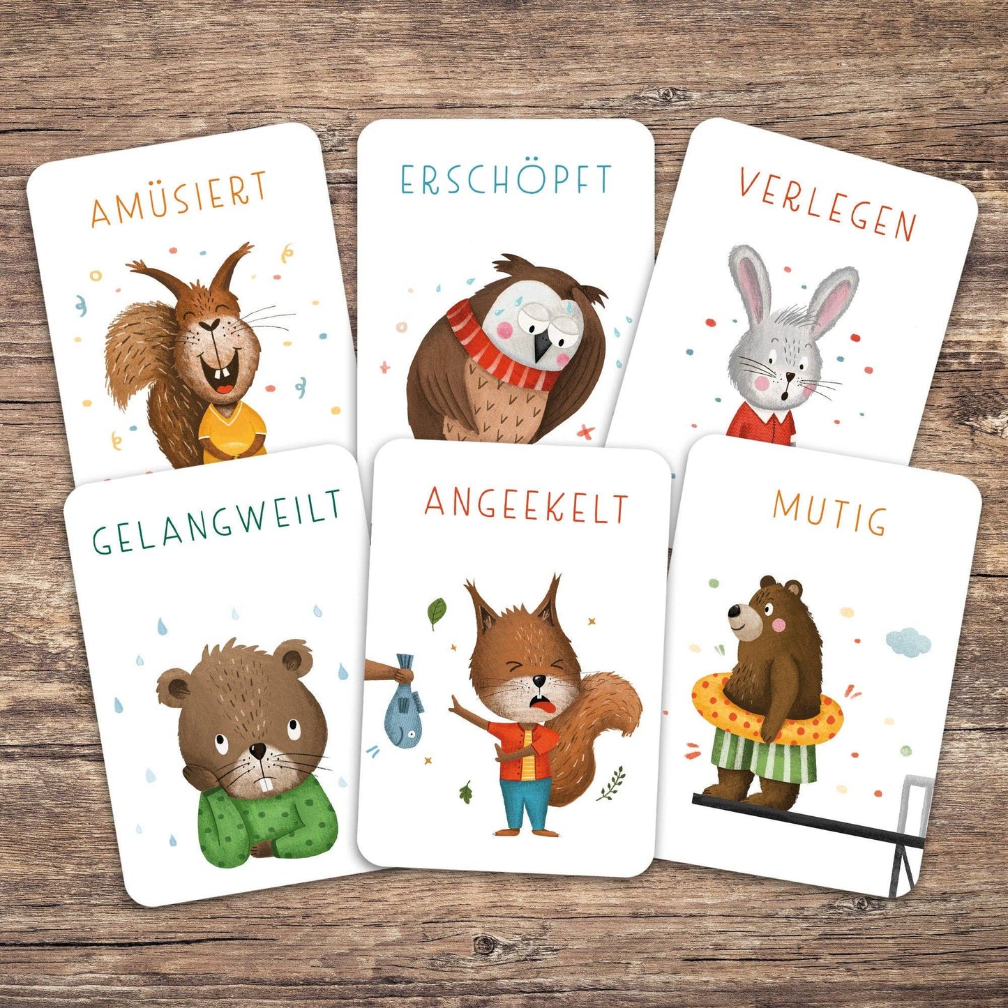 Rüsselfuchs - „Starke Gefühle“ Gefühlskarten für Kinder