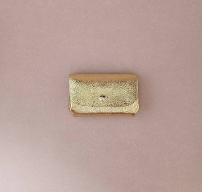 Leder-Geldbörse mit drei Fächern und Sortierer