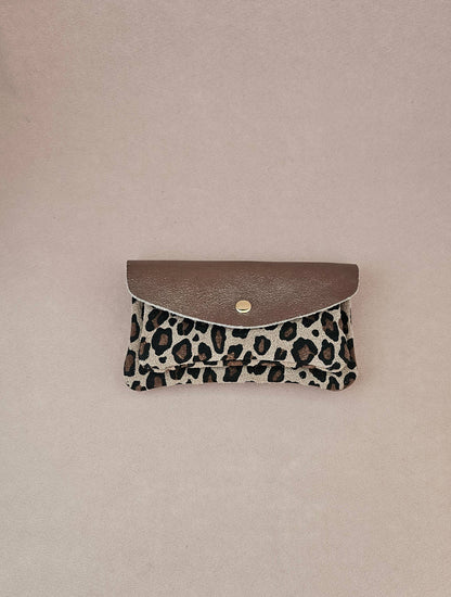 Roxal Marais Geldbeutel Schwarz/leo beige