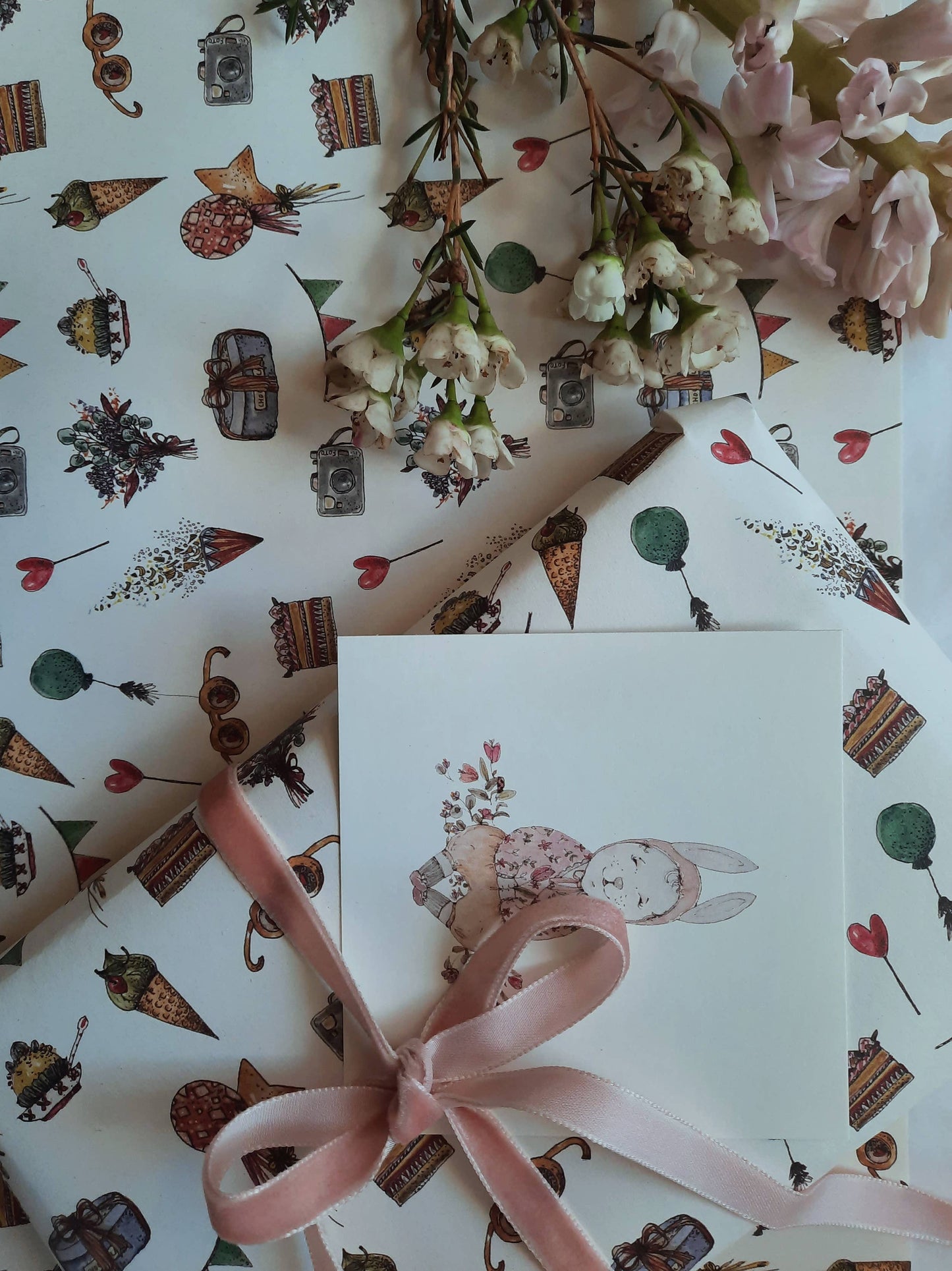 My Designpicture Geschenkpapier Kinderparty 3Bögen