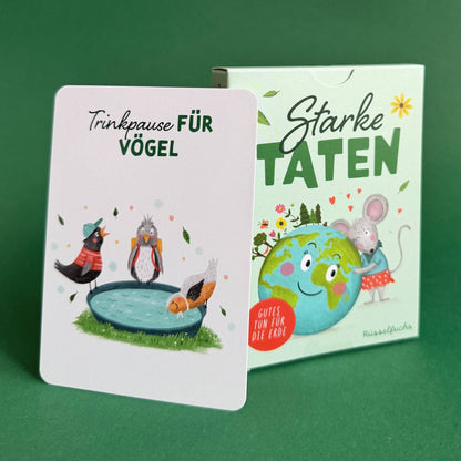 Umweltkarten für Kinder "Starke Taten"
