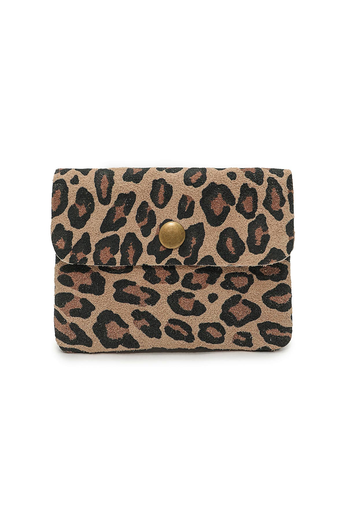 Cherry Paris Geldbeutel Wildlederoptik LUCE LEOPARD
