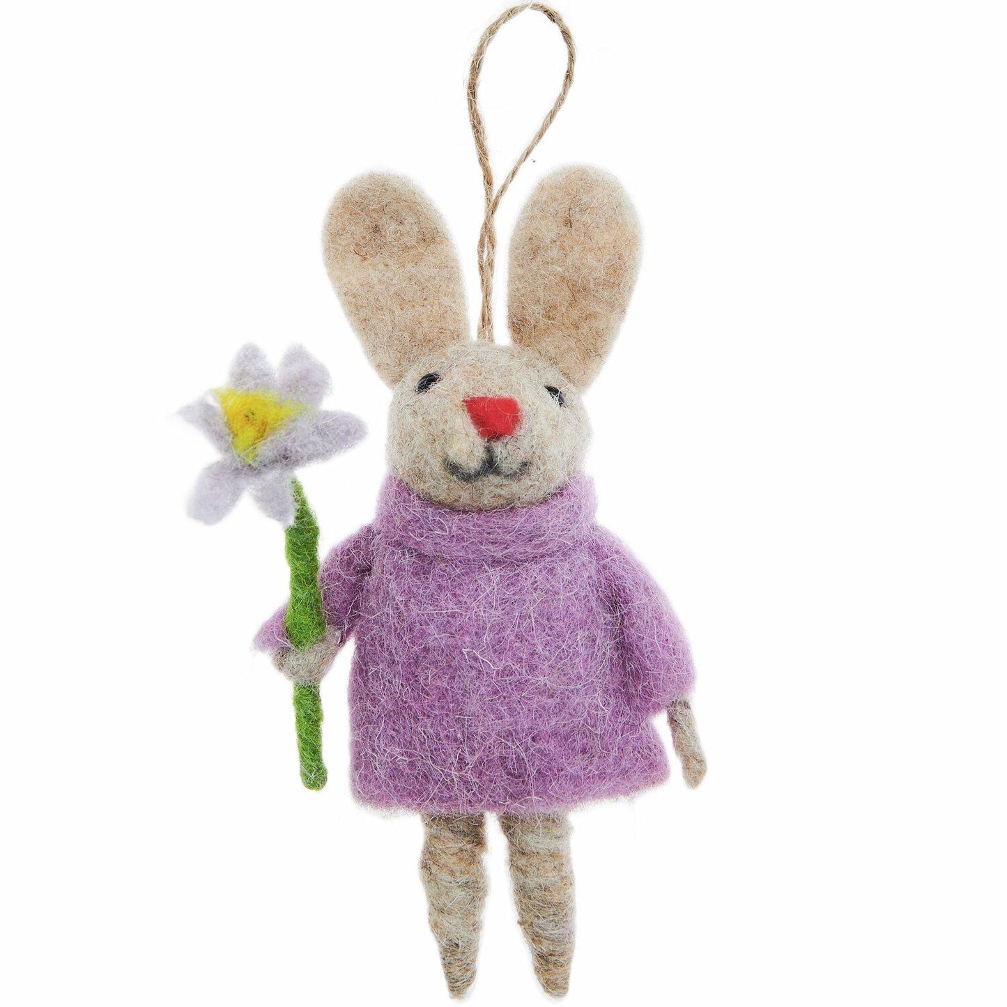 RicoDesign Osterdeko Hase mit Blume
