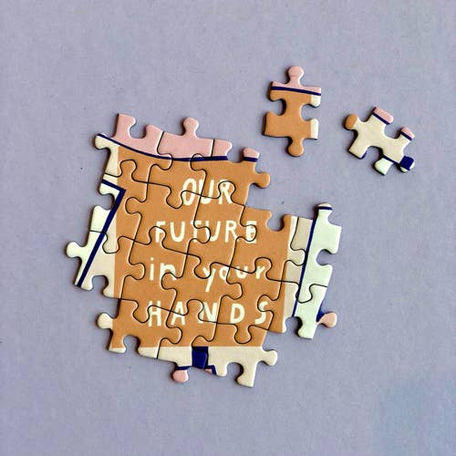 »Fight Today for a Better Tomorrow« Puzzle |   Notietzblock
