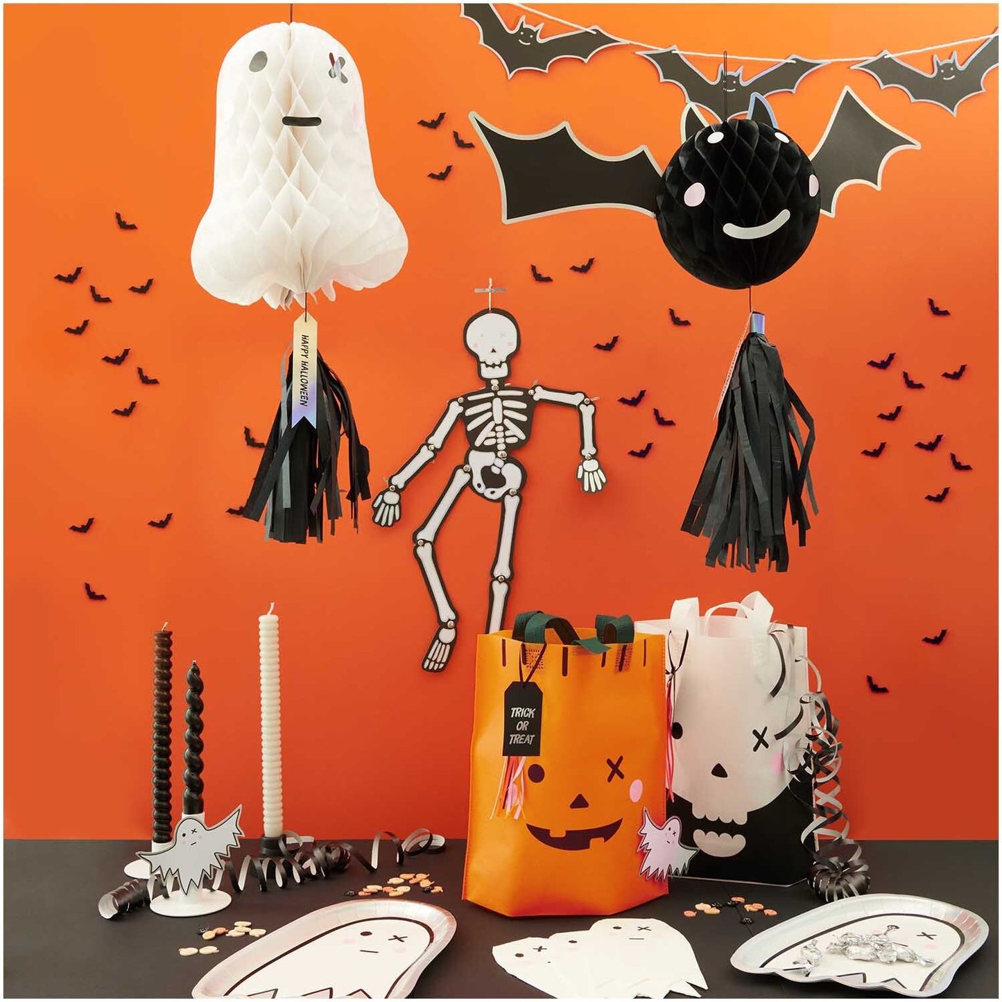 RicoDesign Halloween WabenpapierDeko