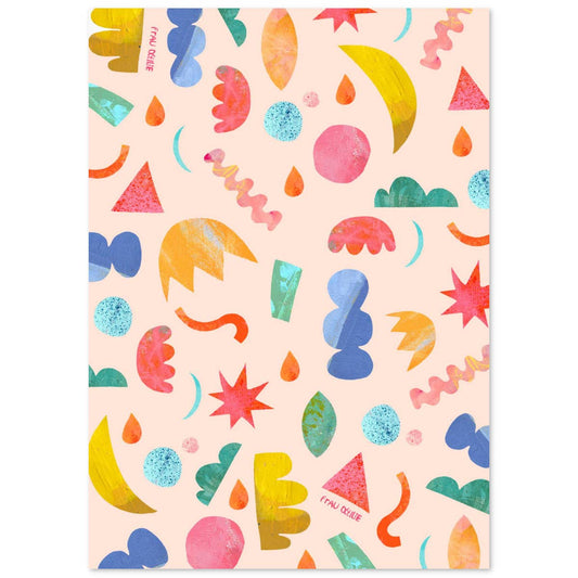 Frau Ottilie Geschenkpapier *Buntes*