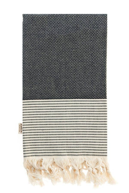 Aelia Anna - ITHAKI SCHWARZES STRANDTUCH