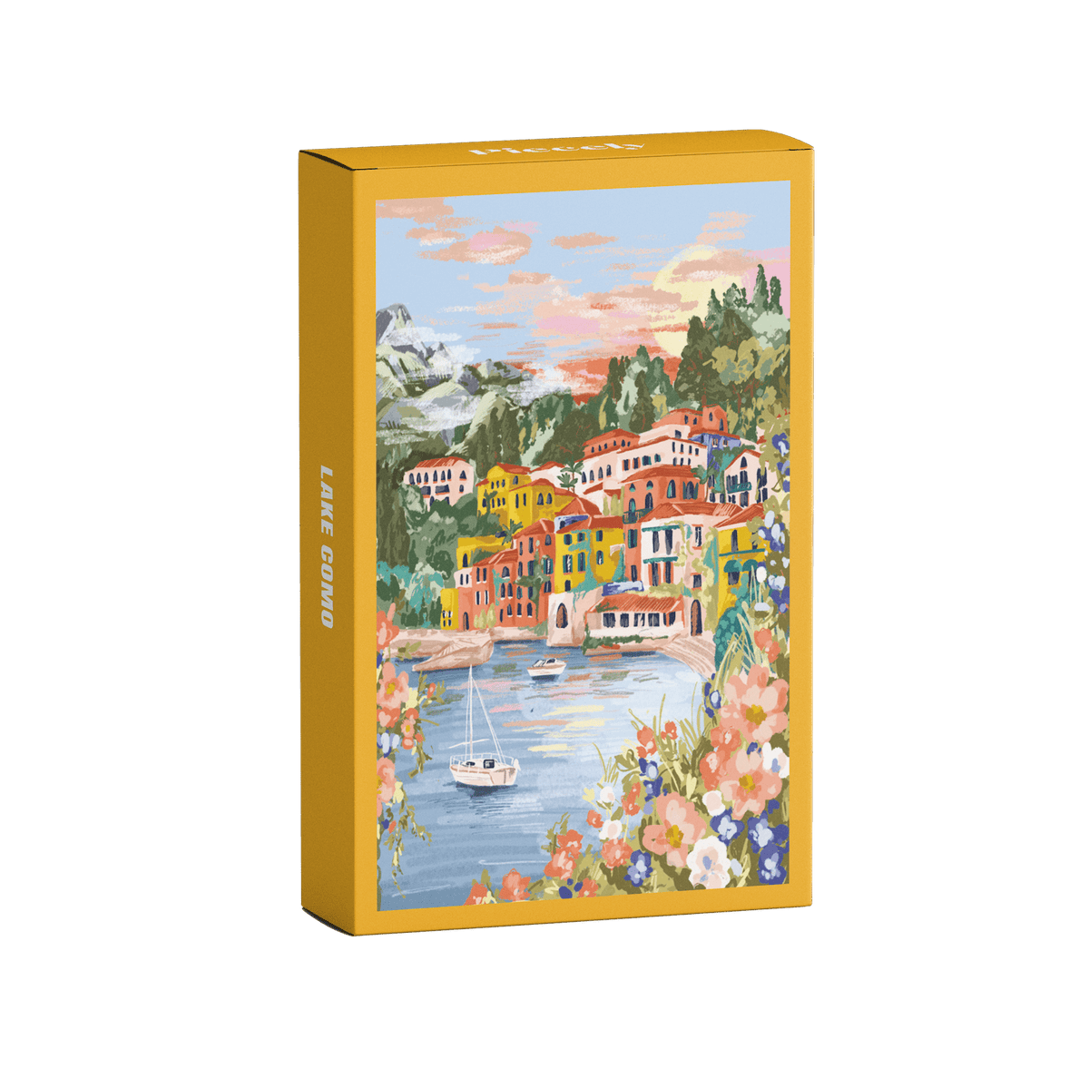 Mini-Puzzle Lake Como, 99 Teile