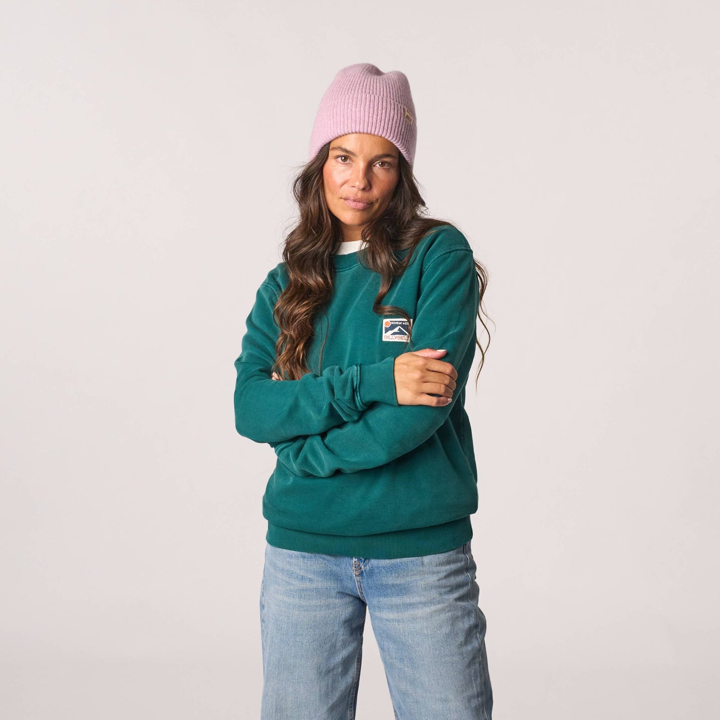 BillyBelt Beanie aus Lammwolle - Violett