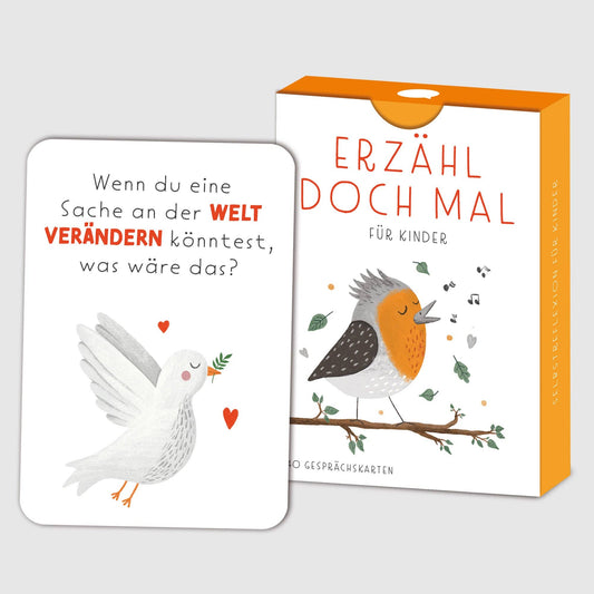 Rüsselfuchs - „Erzähl doch mal“ Gesprächskarten für Kinder