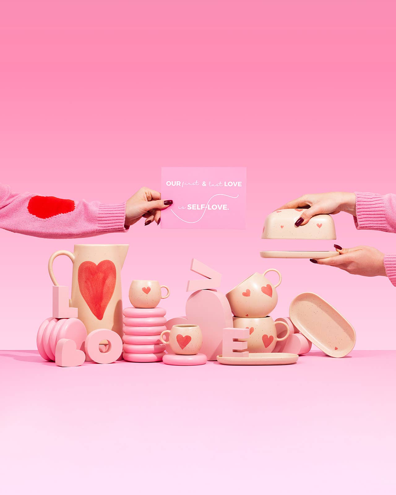 Cozy Hearts Krug 1,5L Limited Edition