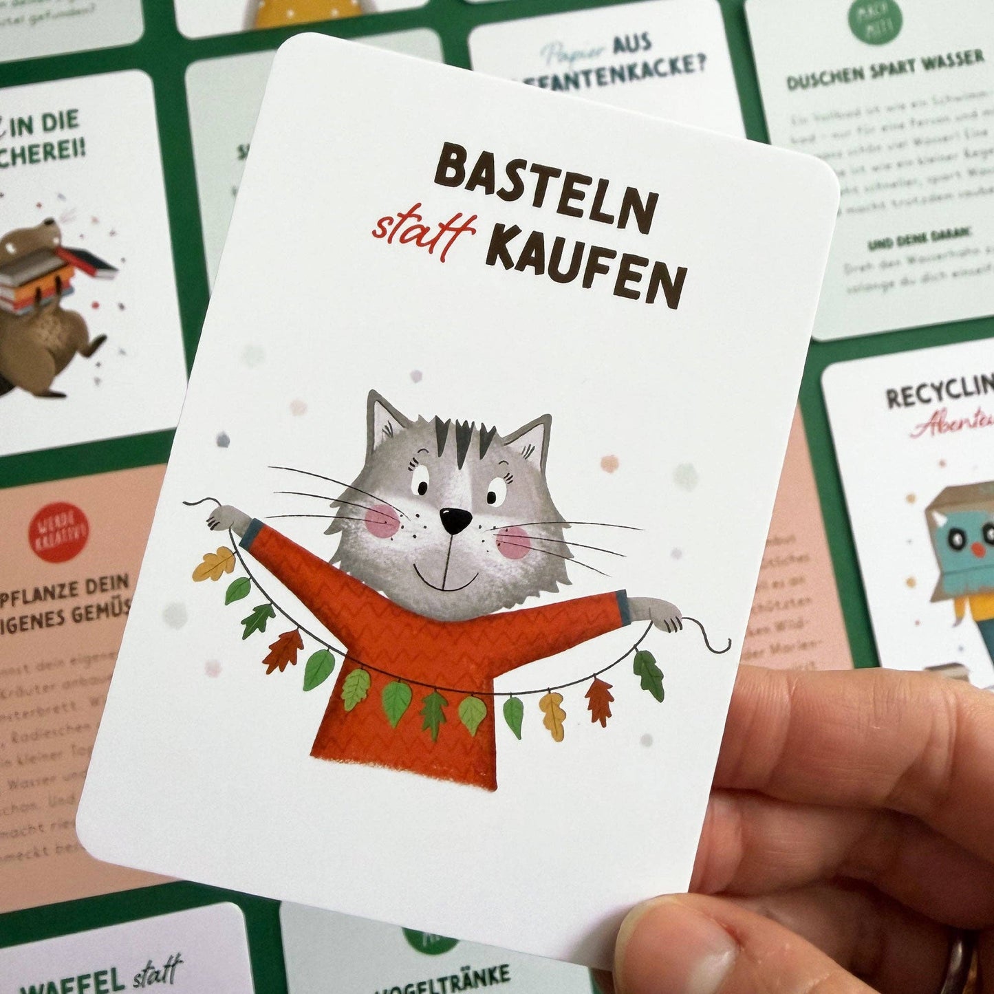 Umweltkarten für Kinder "Starke Taten"
