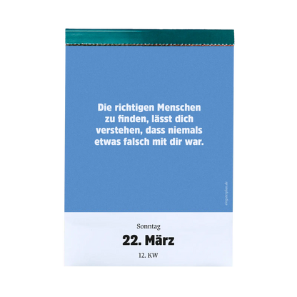 Ein Guter Plan Abreißkalender - Halbwegs Entspannt Durch 2026