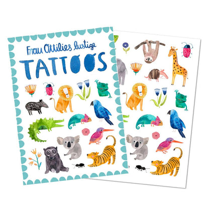 Frau Ottilie Kindertattoos *Wilde Tiere*