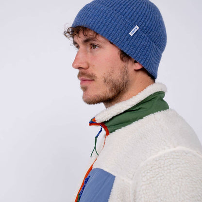 BillyBelt Beanie aus Lammwolle - Jeansblau