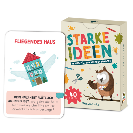 Rüsselfuchs - „Starke Ideen“ Kreativitätskarten für Kinder