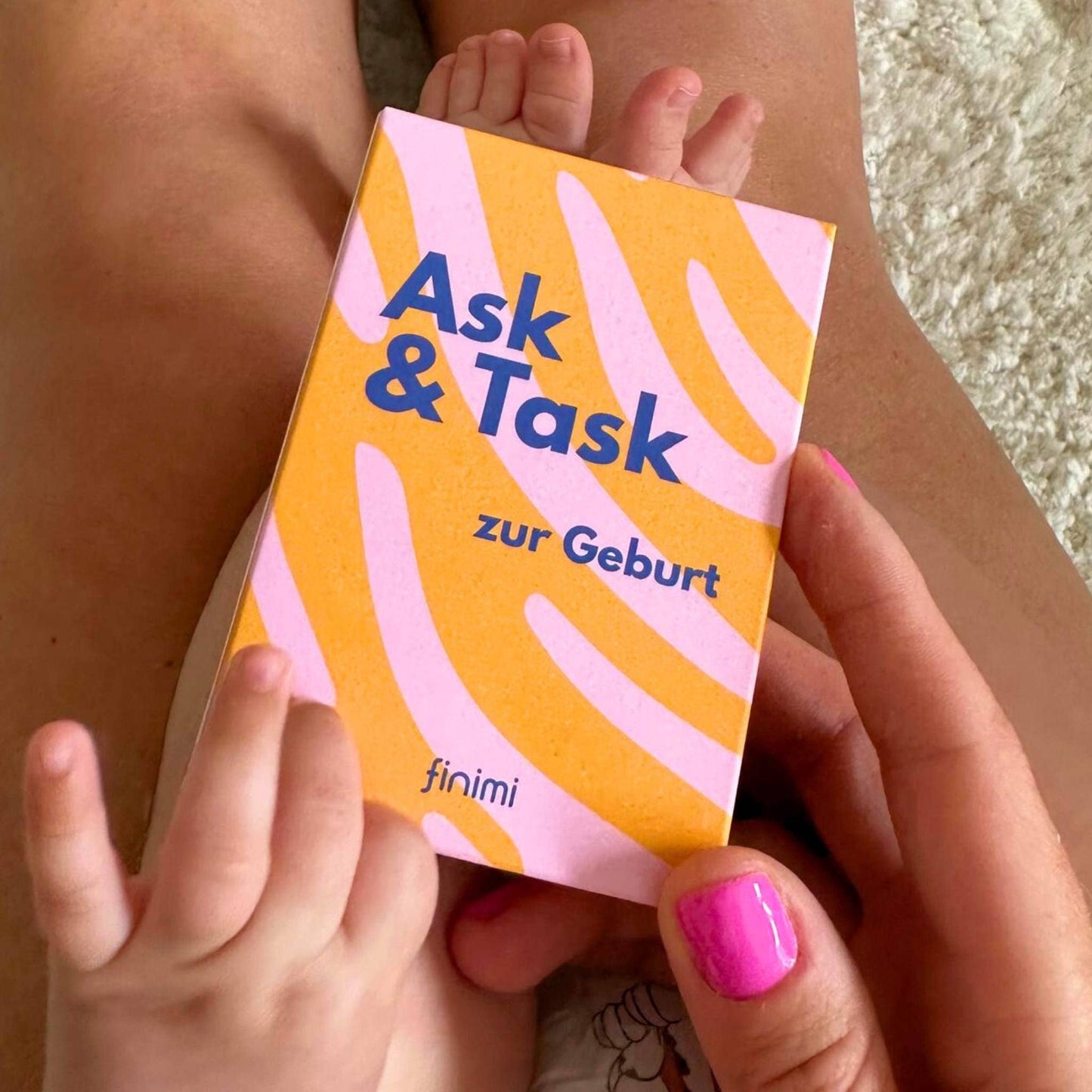 Ask & Task: Kartenset zur Geburt