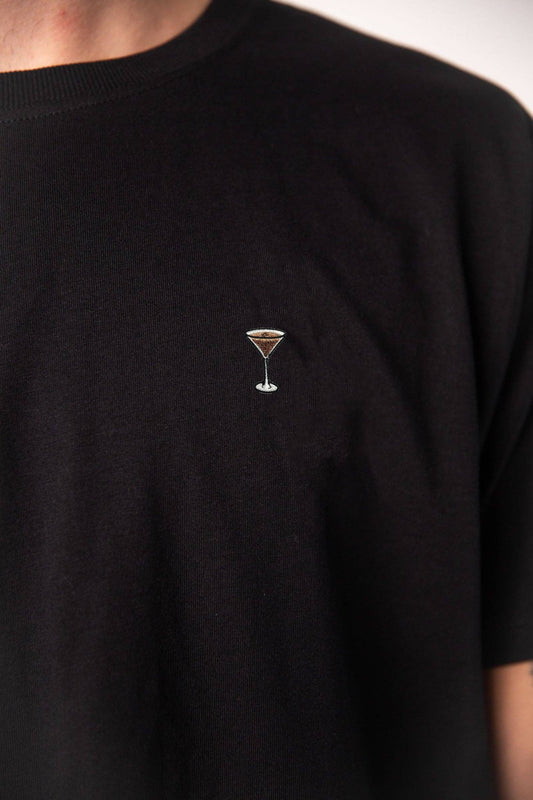 Espresso Martini| Besticktes Männer Bio Baumwoll T-Shirt