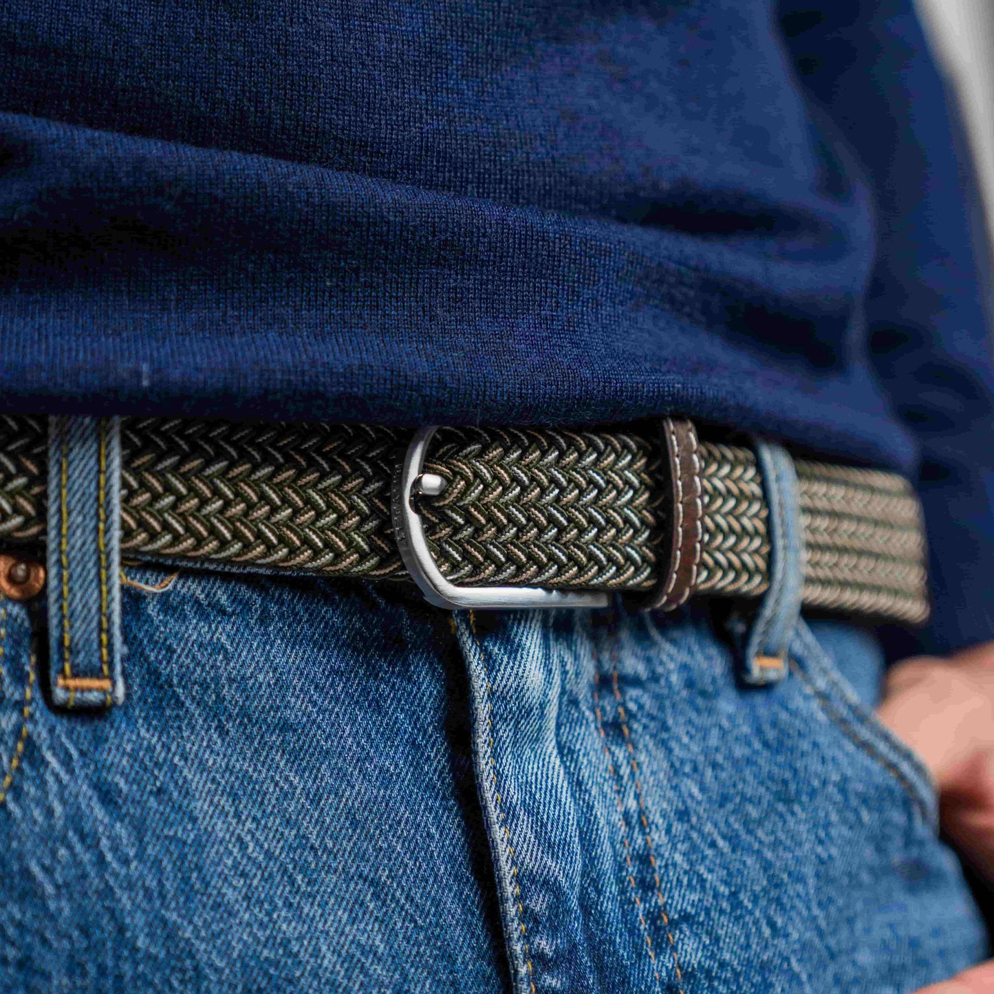 BillyBelt Elastischer Flechtgürtel Quebec