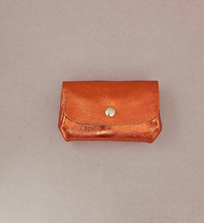 Leder-Geldbörse mit drei Fächern und Sortierer