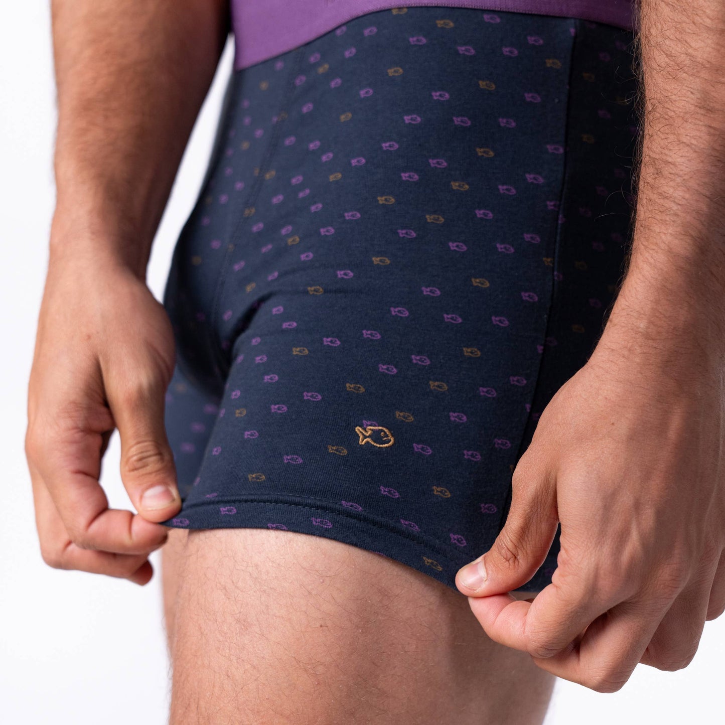 BillyBelt Boxershorts aus Bio-Baumwolle - Billy Lila