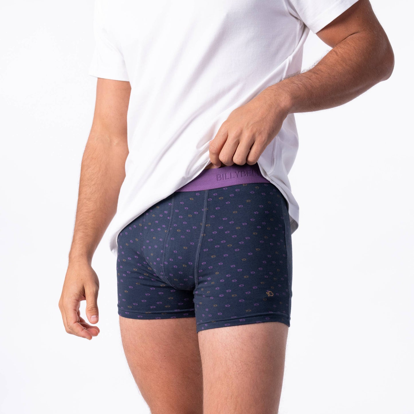BillyBelt Boxershorts aus Bio-Baumwolle - Billy Lila