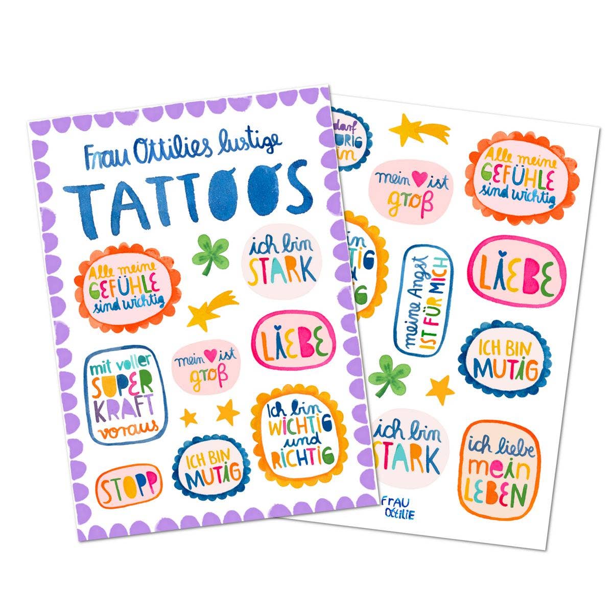 Frau Ottilie Kindertattoos *Affirmationen*