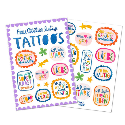 Frau Ottilie Kindertattoos *Affirmationen*