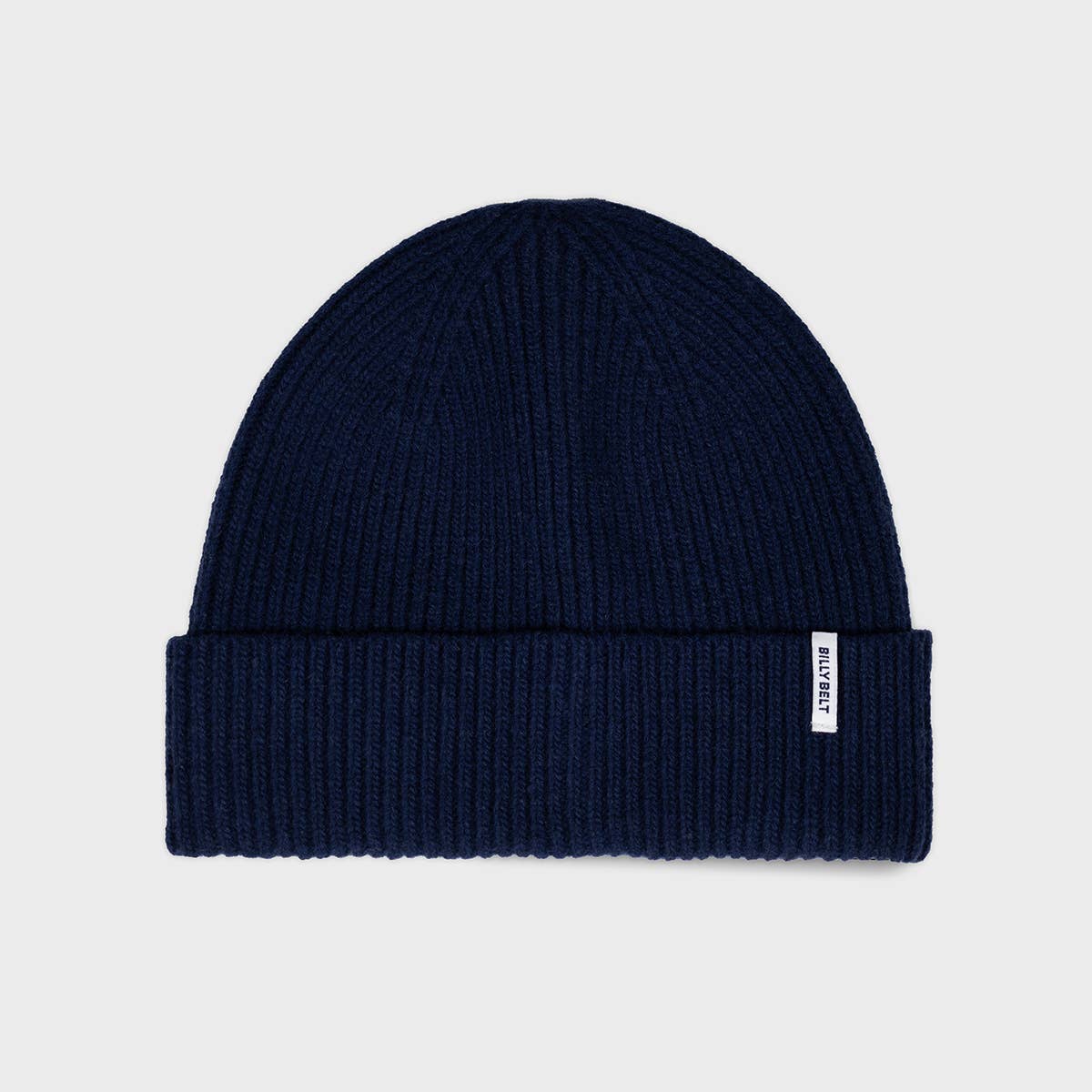 BillyBelt Beanie aus Lammwolle - Tiefblau