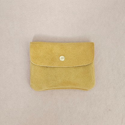 Portemonnaie aus Leder mit Wildlederoptik Kangood