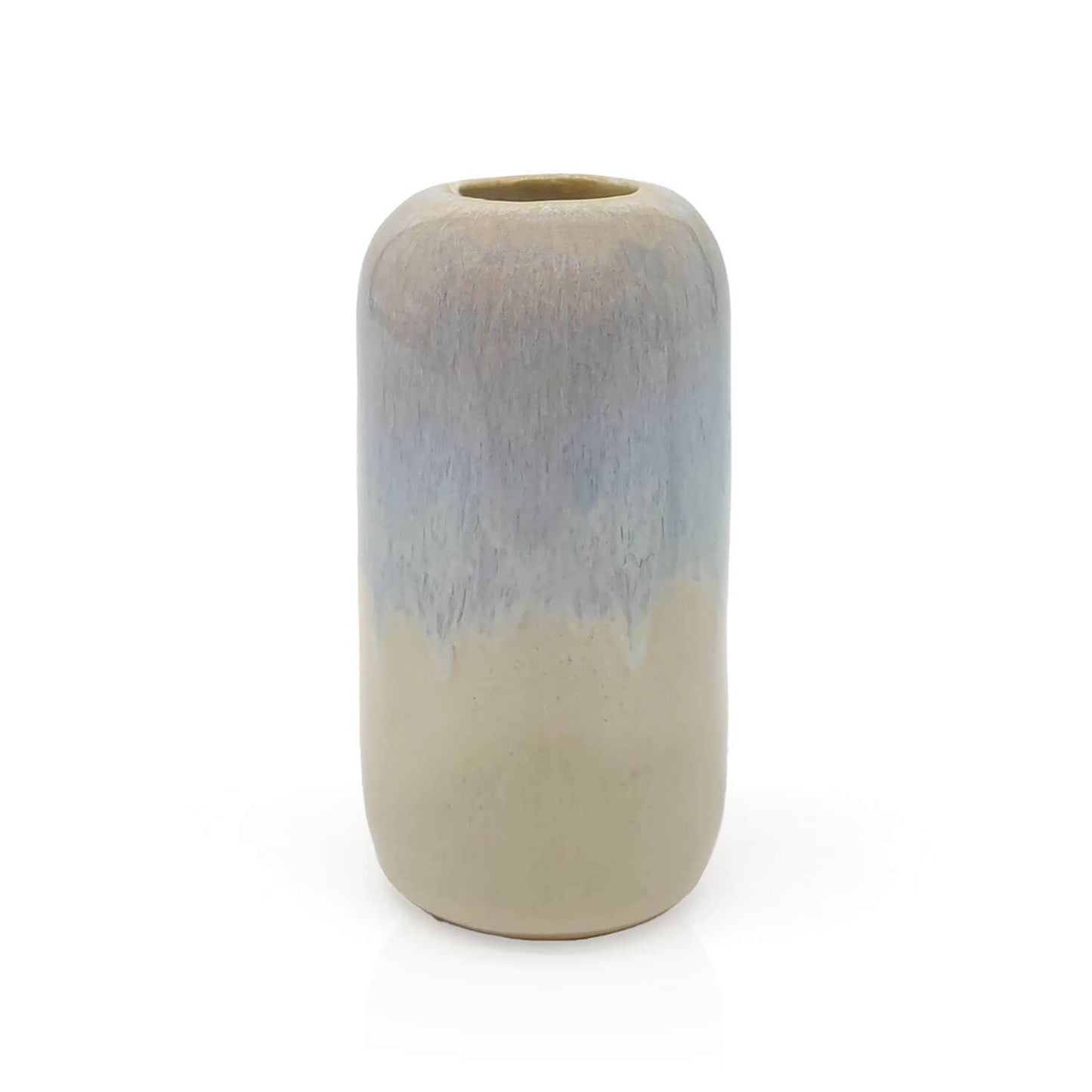 MeaLiving Kerzenhalter groß, 9,5 cm, aus Keramik, sand